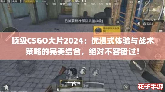顶级CSGO大片2024：沉浸式体验与战术策略的完美结合，绝对不容错过！