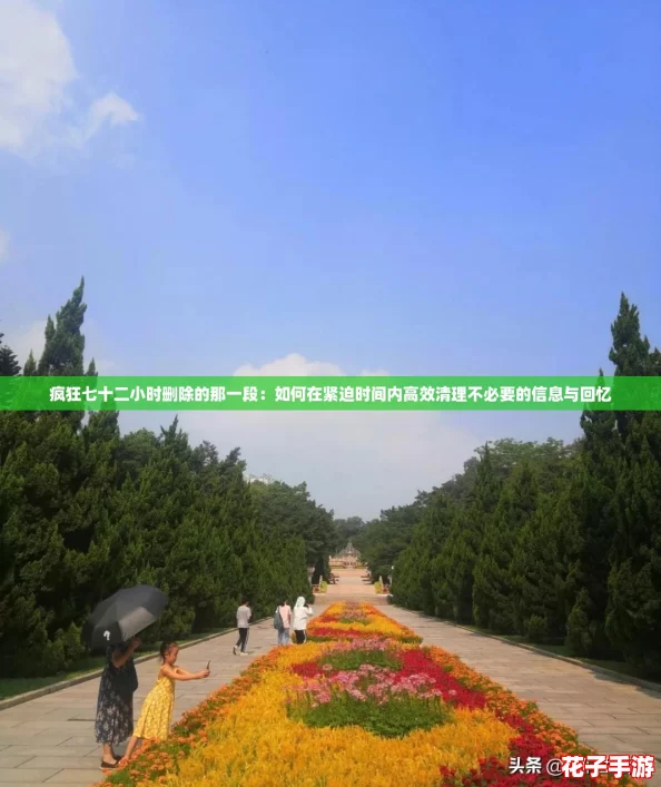 疯狂七十二小时删除的那一段：如何在紧迫时间内高效清理不必要的信息与回忆