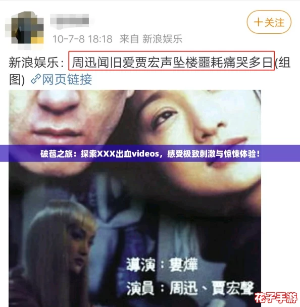 破苞之旅：探索XXX出血videos，感受极致刺激与惊悚体验！