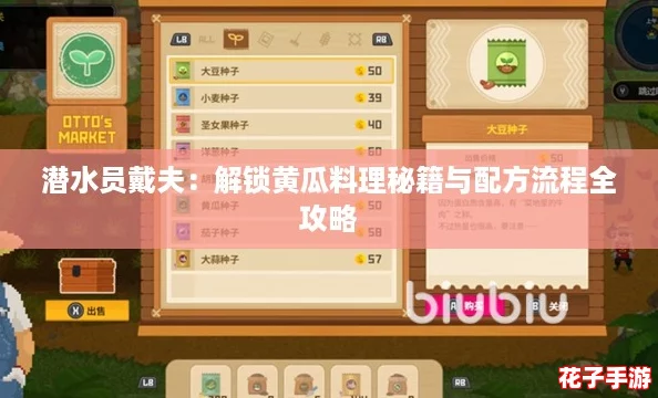 潜水员戴夫：解锁黄瓜料理秘籍与配方流程全攻略