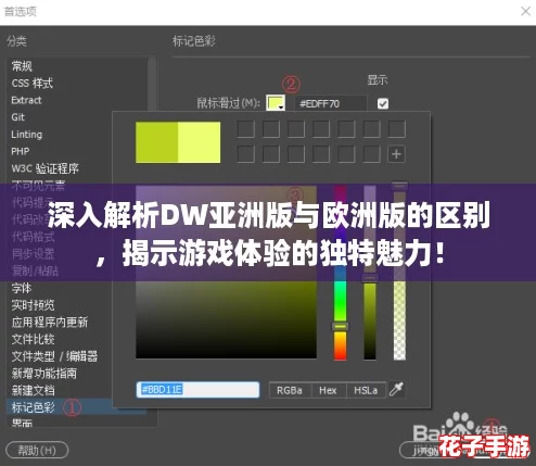 深入解析DW亚洲版与欧洲版的区别，揭示游戏体验的独特魅力！