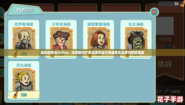 辐射避难所Online：深度解析矿渣资源效益与英雄角色全属性技能图鉴