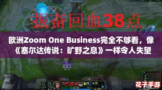 欧洲Zoom One Business完全不够看，像《塞尔达传说：旷野之息》一样令人失望