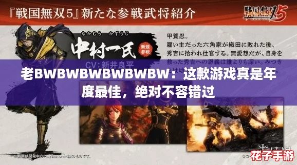 老BWBWBWBWBWBW：这款游戏真是年度最佳，绝对不容错过