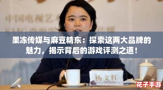 果冻传媒与麻豆精东：探索这两大品牌的魅力，揭示背后的游戏评测之道！