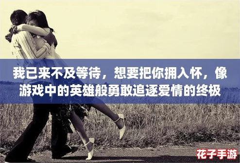 我已来不及等待，想要把你拥入怀，像游戏中的英雄般勇敢追逐爱情的终极关卡