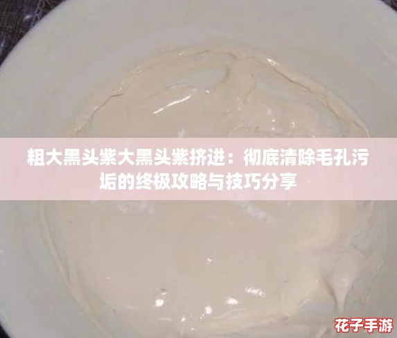 粗大黑头紫大黑头紫挤进：彻底清除毛孔污垢的终极攻略与技巧分享