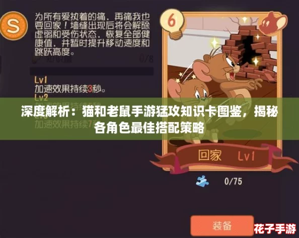 深度解析：猫和老鼠手游猛攻知识卡图鉴，揭秘各角色最佳搭配策略