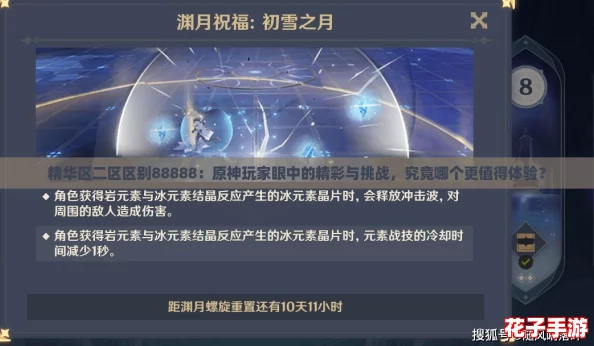 精华区二区区别88888：原神玩家眼中的精彩与挑战，究竟哪个更值得体验？