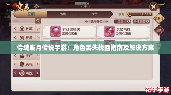 侍魂胧月传说手游：角色丢失找回指南及解决方案