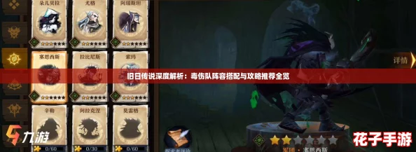旧日传说深度解析：毒伤队阵容搭配与攻略推荐全览