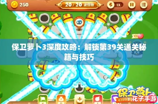 保卫萝卜3深度攻略：解锁第39关通关秘籍与技巧