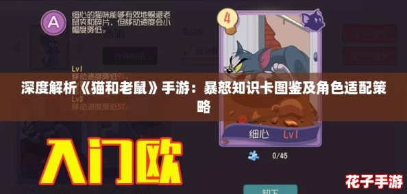 深度解析《猫和老鼠》手游：暴怒知识卡图鉴及角色适配策略