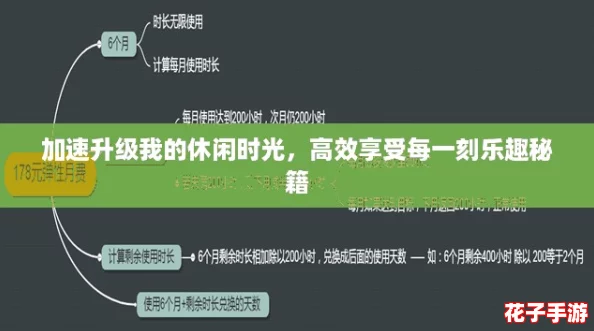 加速升级我的休闲时光，高效享受每一刻乐趣秘籍
