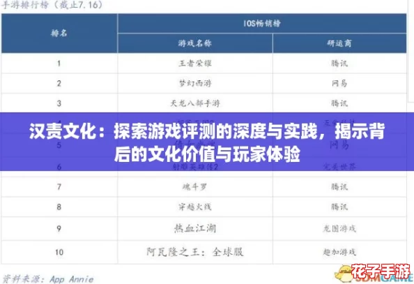 汉责文化：探索游戏评测的深度与实践，揭示背后的文化价值与玩家体验