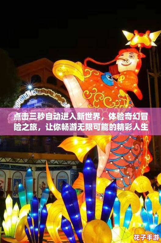 点击三秒自动进入新世界，体验奇幻冒险之旅，让你畅游无限可能的精彩人生！