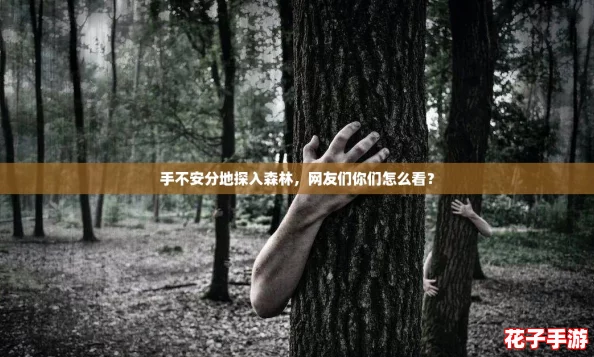 手不安分地探入森林，网友们你们怎么看？