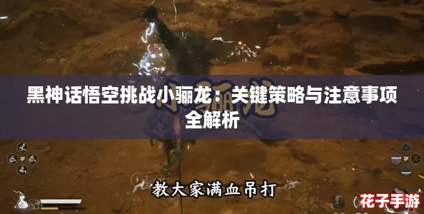 黑神话悟空挑战小骊龙:关键策略与注意事项全解析 黑神话悟空挑战小骊龙:关键策略与注意事项全解析