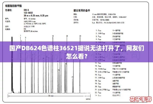 国产DB624色谱柱36521据说无法打开了,网友们怎么看? 国产DB624色谱柱36521据说无法打开了,网友们怎么看?