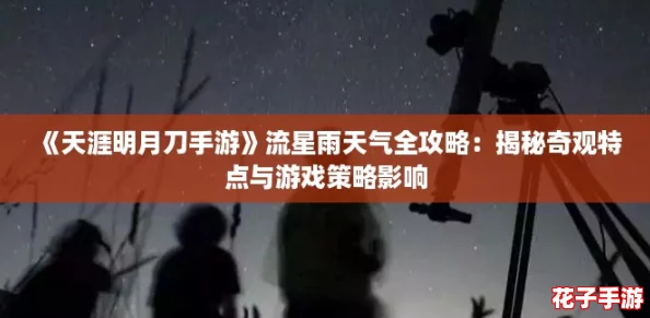 《天涯明月刀手游》流星雨天气全攻略：揭秘奇观特点与游戏策略影响