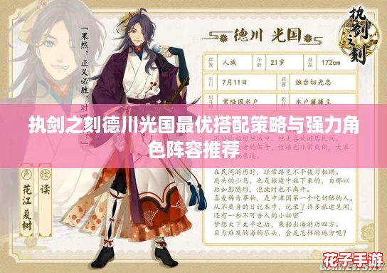 执剑之刻德川光国最优搭配策略与强力角色阵容推荐