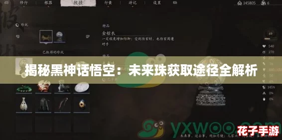 揭秘黑神话悟空：未来珠获取途径全解析
