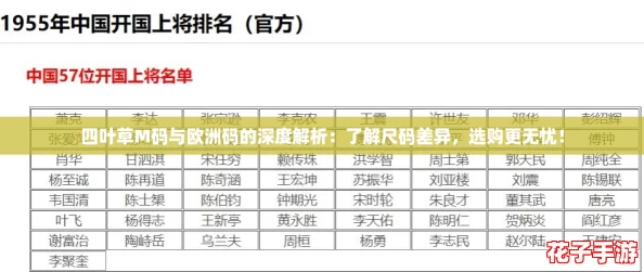 四叶草M码与欧洲码的深度解析：了解尺码差异，选购更无忧！