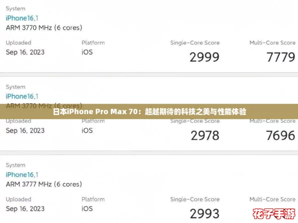 日本iPhone Pro Max 70：超越期待的科技之美与性能体验