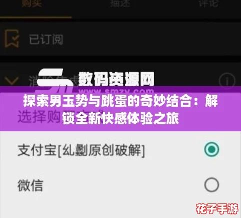 探索男玉势与跳蛋的奇妙结合：解锁全新快感体验之旅
