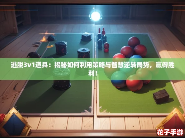逃脱3v1道具：揭秘如何利用策略与智慧逆转局势，赢得胜利！