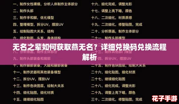 无名之辈如何获取燕无名？详细兑换码兑换流程解析