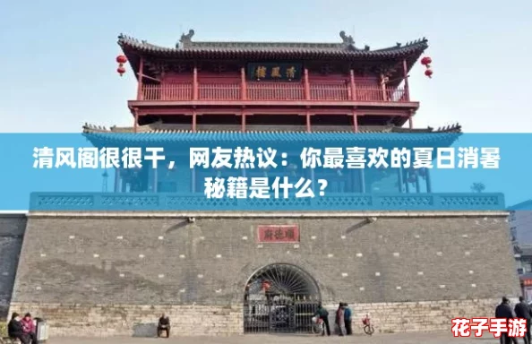 清风阁很很干，网友热议：你最喜欢的夏日消暑秘籍是什么？