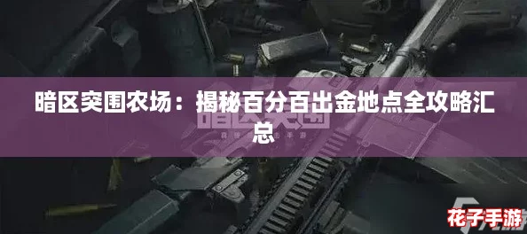 暗区突围农场：揭秘百分百出金地点全攻略汇总