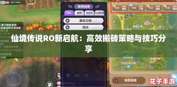 仙境传说RO新启航：高效搬砖策略与技巧分享