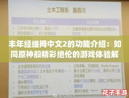 丰年经继拇中文2的功能介绍：如同原神般精彩绝伦的游戏体验解析