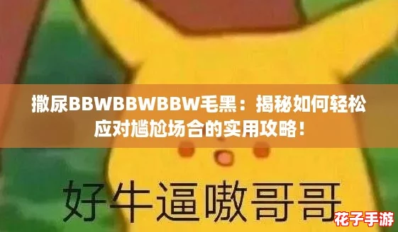 撒尿BBWBBWBBW毛黑：揭秘如何轻松应对尴尬场合的实用攻略！