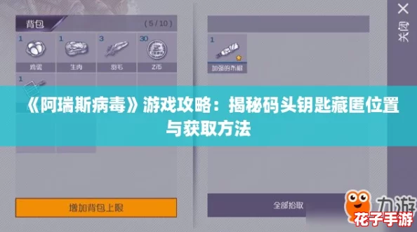 《阿瑞斯病毒》游戏攻略：揭秘码头钥匙藏匿位置与获取方法