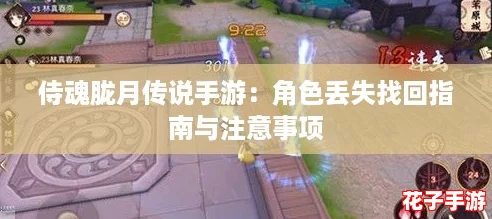 侍魂胧月传说手游：角色丢失找回指南与注意事项