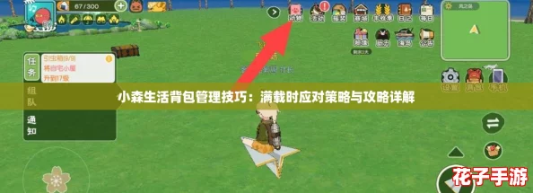 小森生活背包管理技巧：满载时应对策略与攻略详解