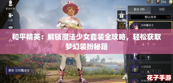 和平精英：解锁魔法少女套装全攻略，轻松获取梦幻装扮秘籍