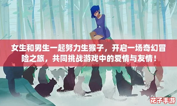 女生和男生一起努力生猴子，开启一场奇幻冒险之旅，共同挑战游戏中的爱情与友情！