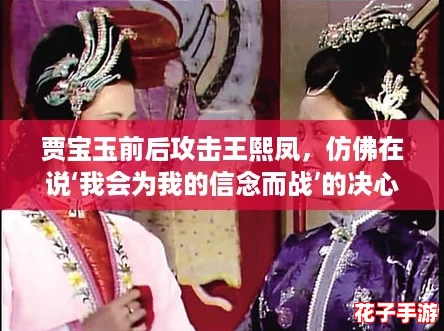 贾宝玉前后攻击王熙凤，仿佛在说‘我会为我的信念而战’的决心与勇气
